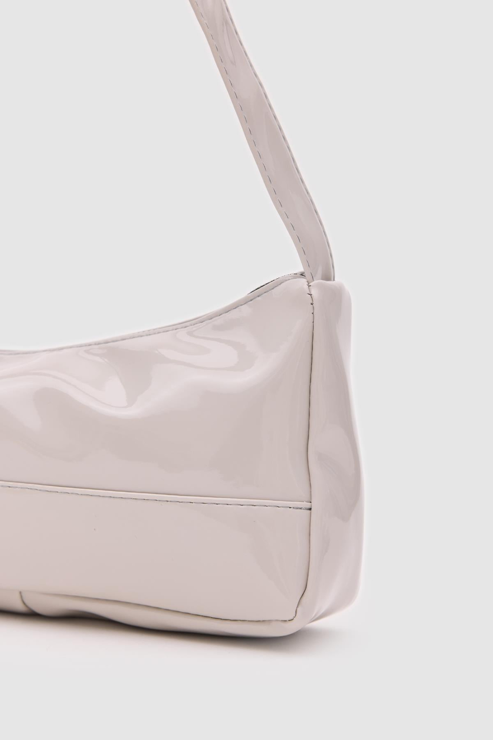 Casper Basic Rugan Baget Çanta Gri