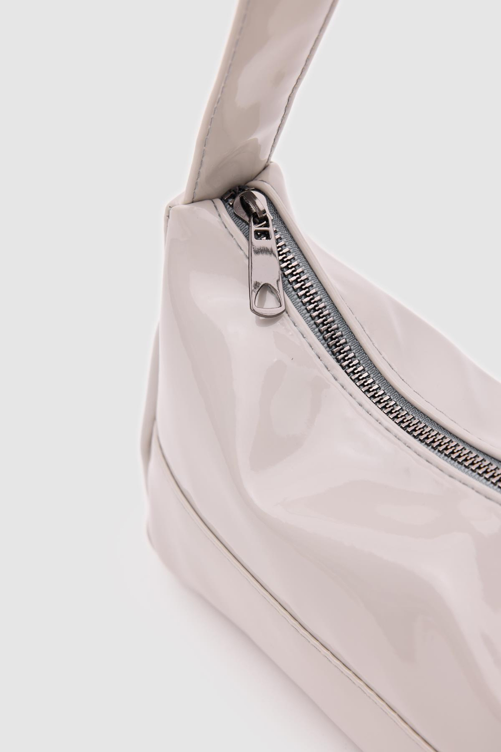 Casper Basic Rugan Baget Çanta Gri