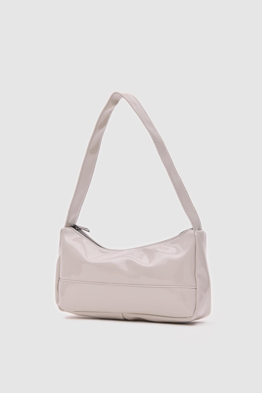 Casper Basic Rugan Baget Çanta Gri
