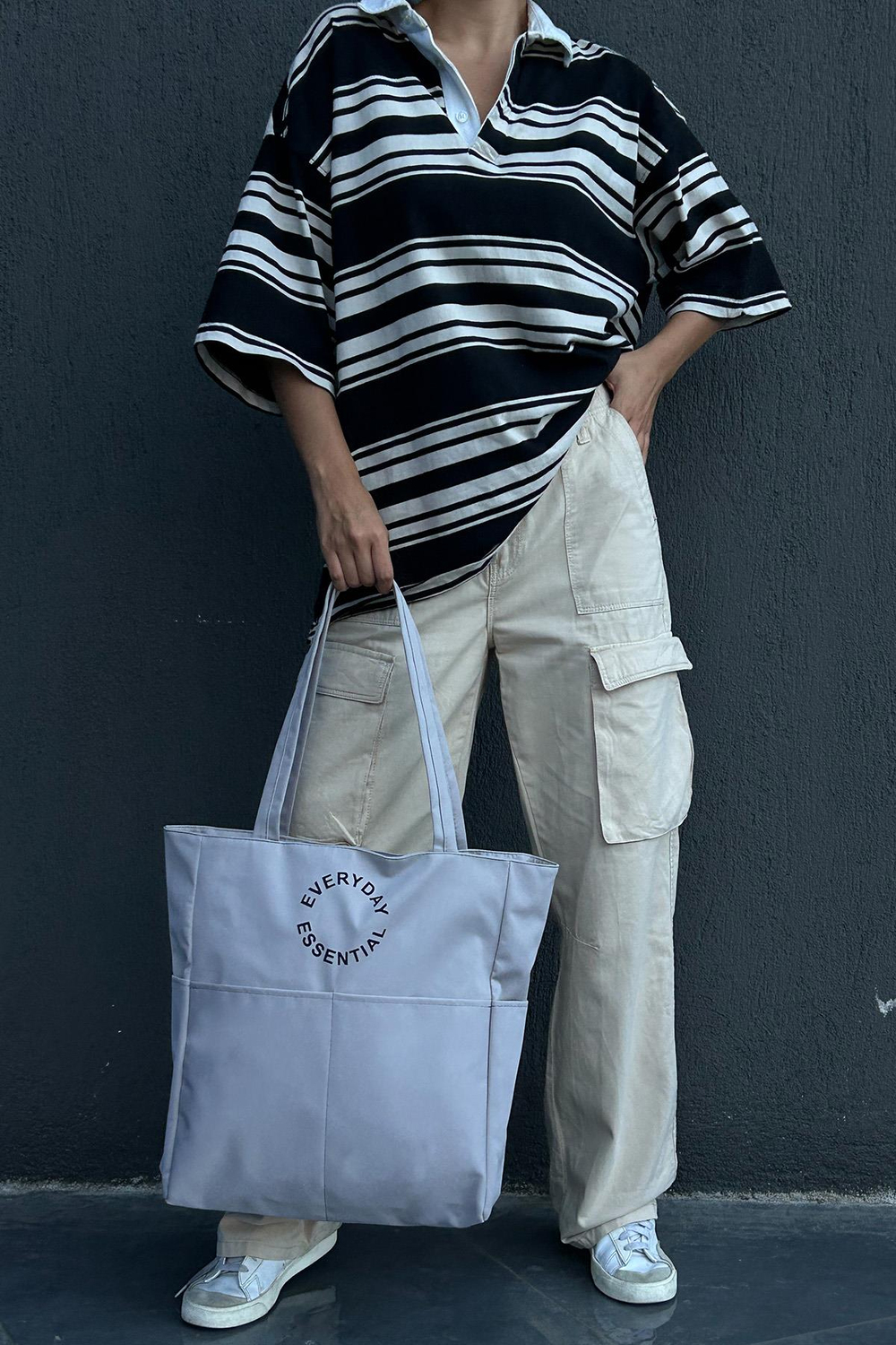Kenza Shopper Bag  Gri