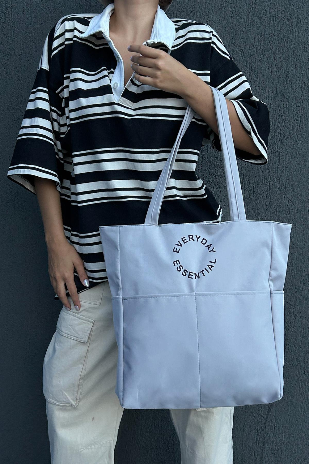 Kenza Shopper Bag  Gri