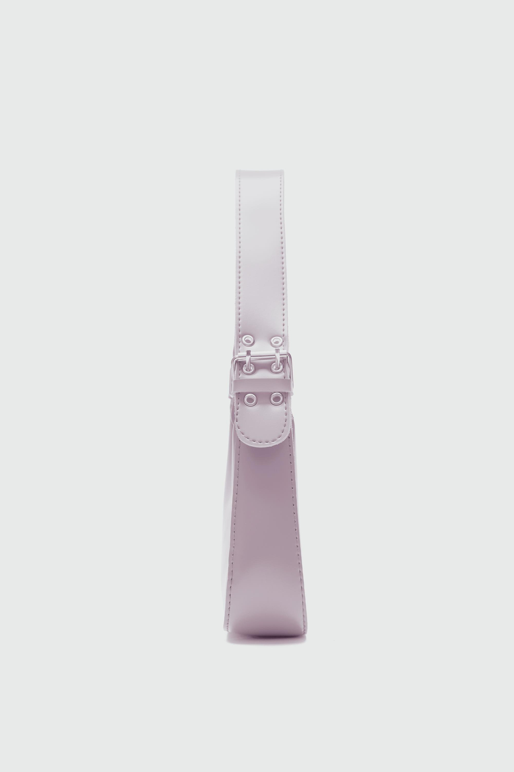 Muse Oval Baget Çanta Lila