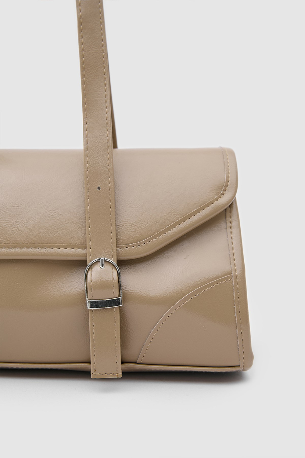 Lue Vintage Baget Çanta Bej