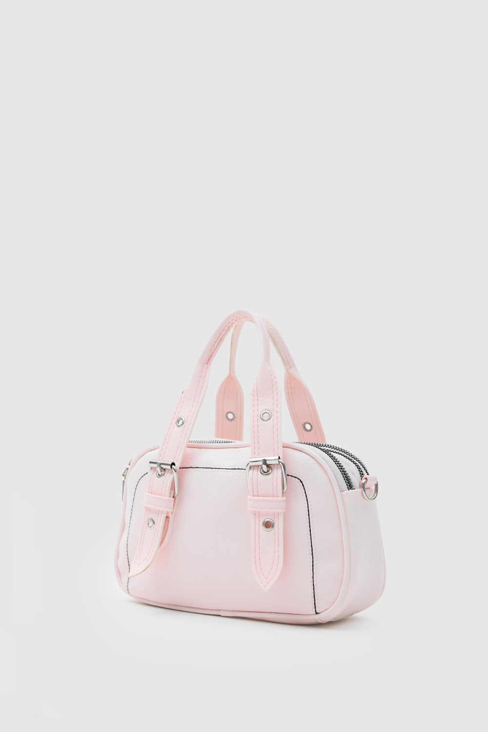 Rode Vintage El ve Çapraz Çanta Pudra Pembe