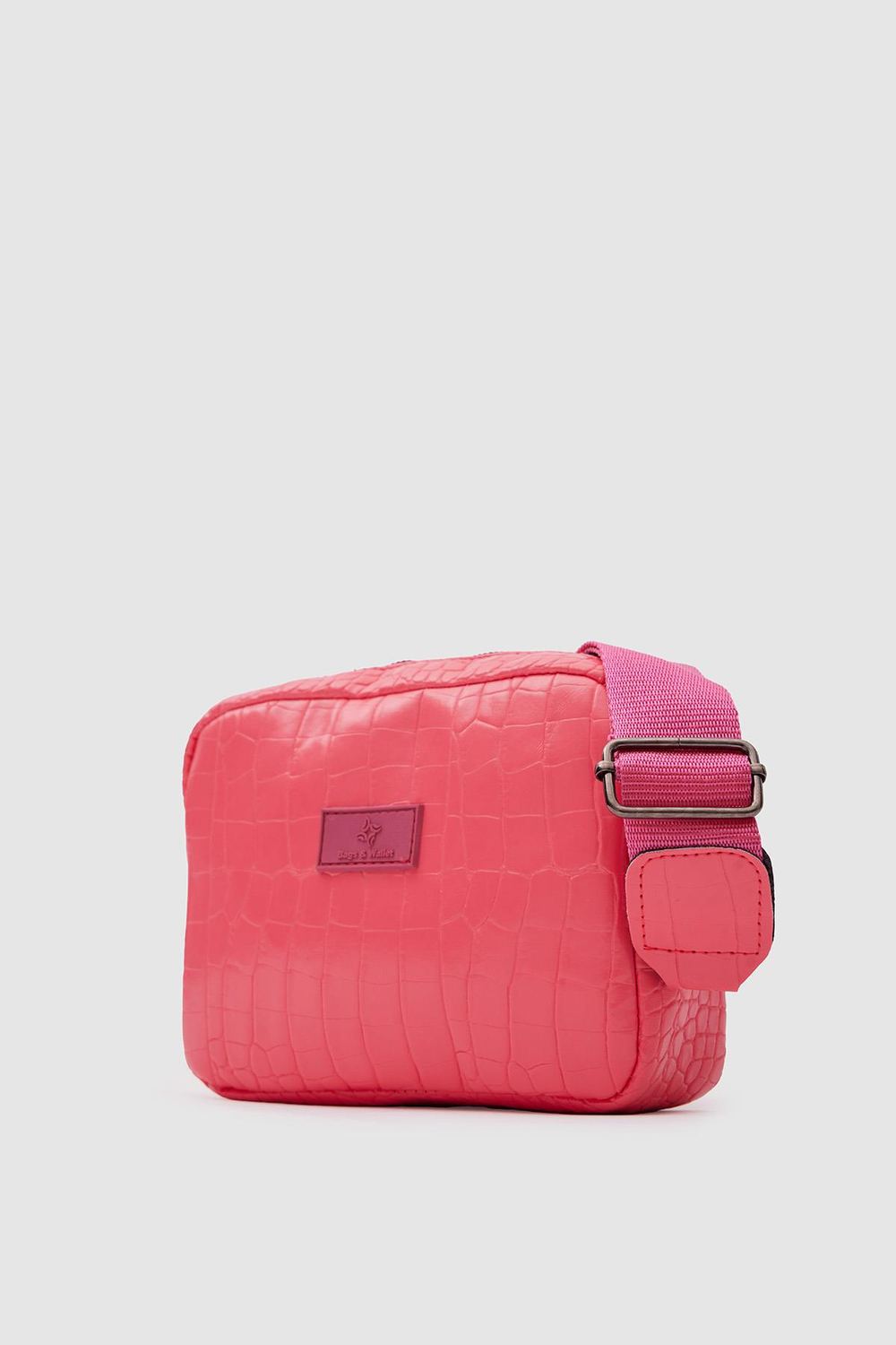 Arya Croco Capraz Çanta Pembe