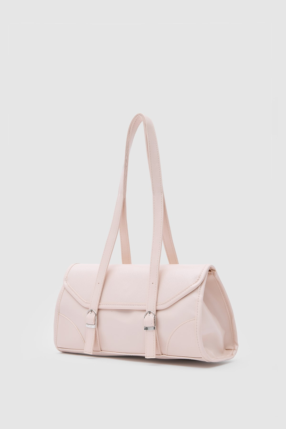 Lue Vintage Baget Çanta Pudra Pembe