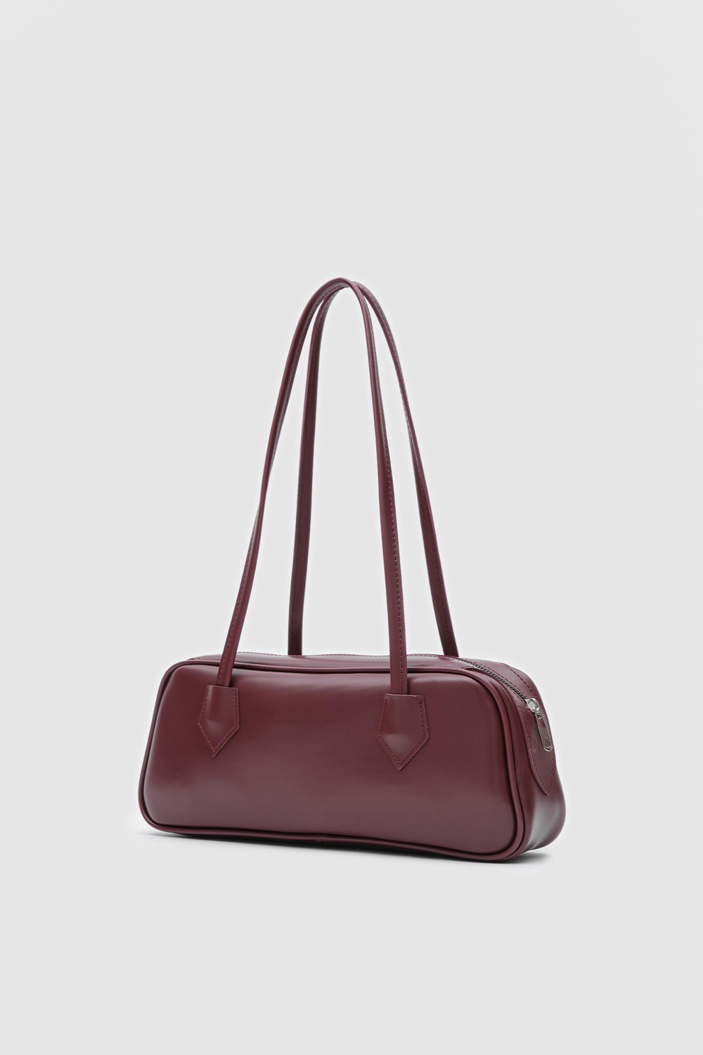 Boheme Vintage Baget Çanta Bordo