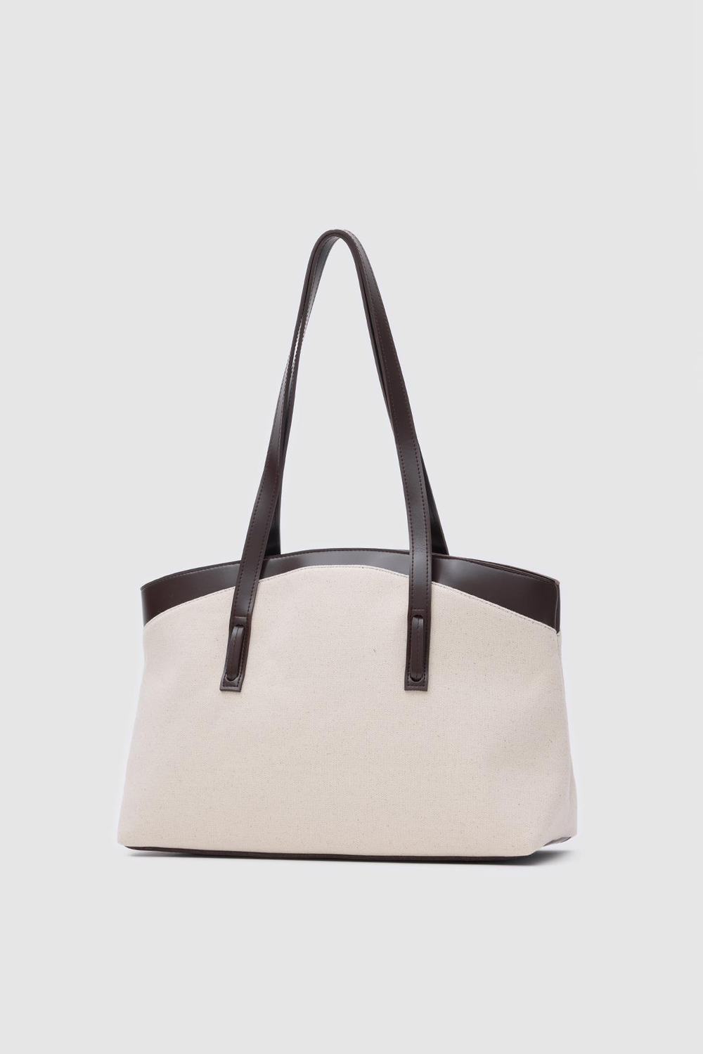 Citta Kanvas Tote Bag Kahverengi