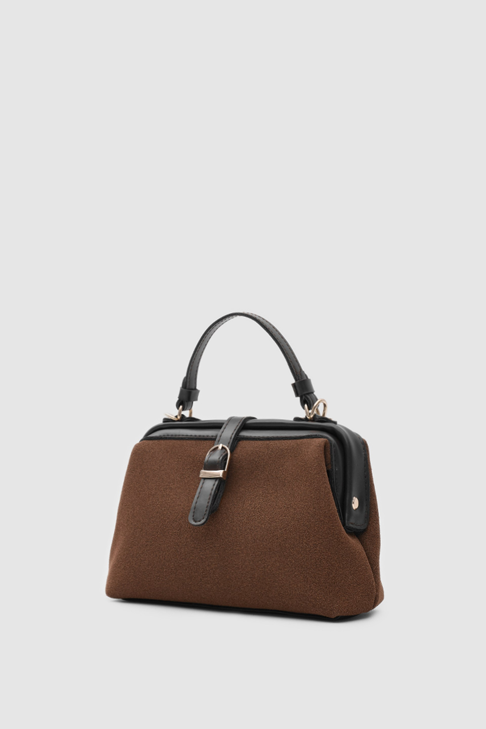 Botte Süet Vintage El ve Çapraz Çanta Acı Kahve