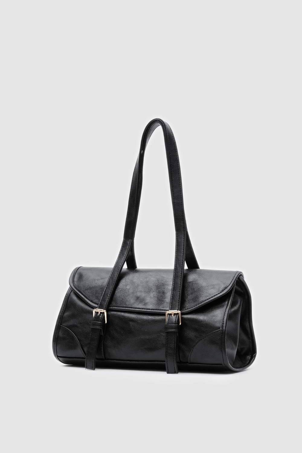 Lue Vintage Baget Çanta Siyah