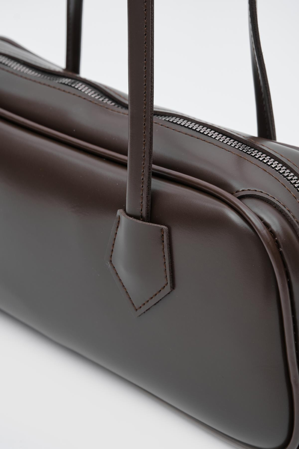 Boheme Vintage Baget Çanta Acı Kahve