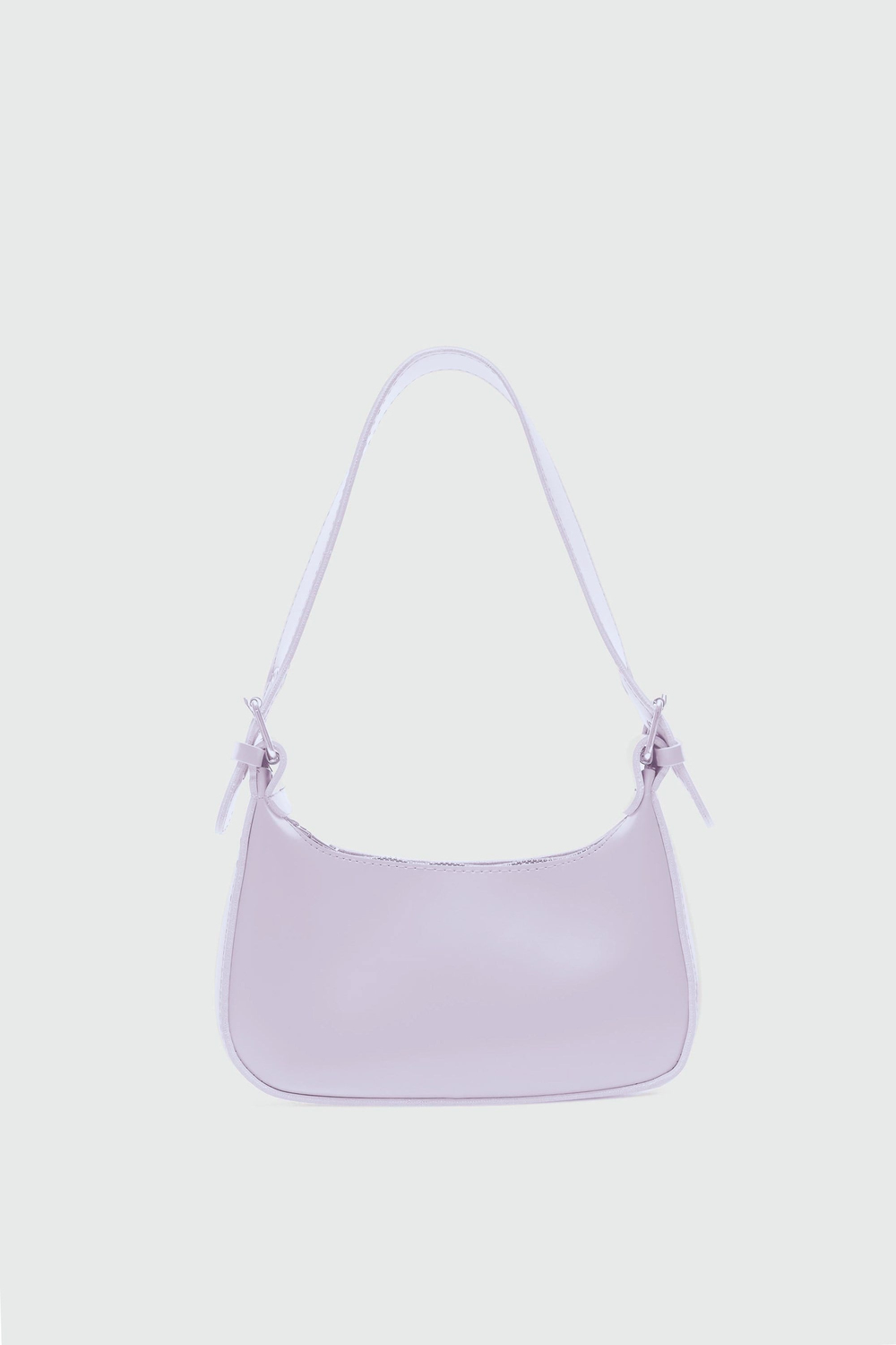 Muse Oval Baget Çanta Pudra Pembe