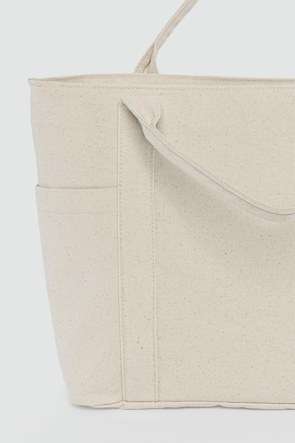Ophidia Large Kanvas Shopper Bag Krem