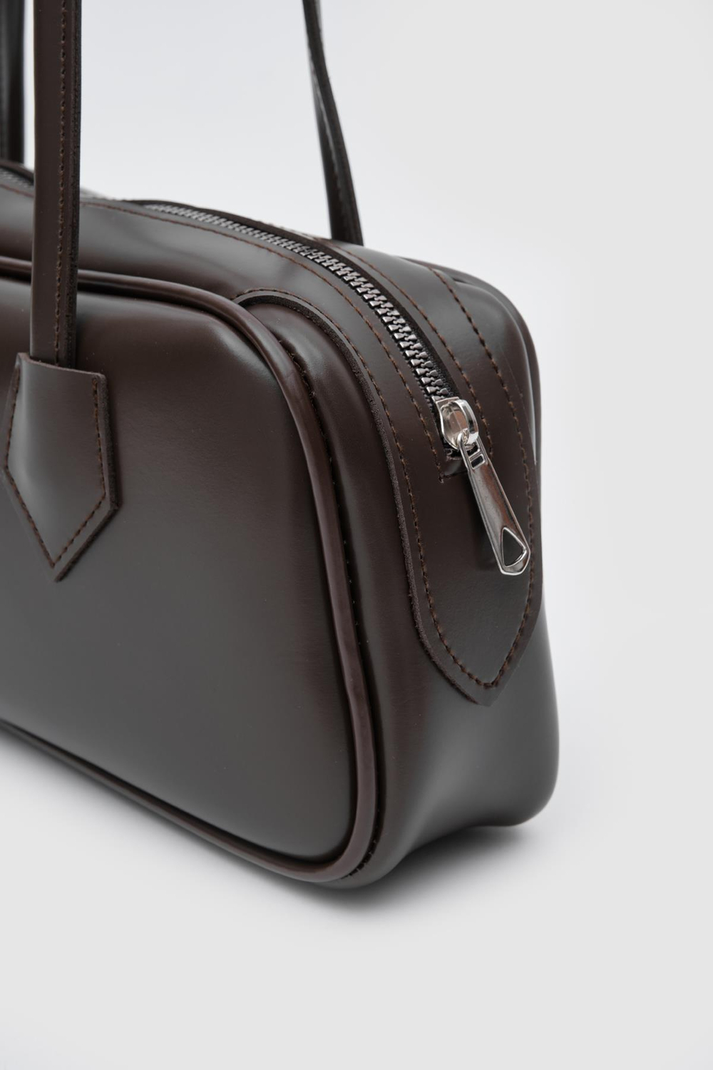 Boheme Vintage Baget Çanta Acı Kahve