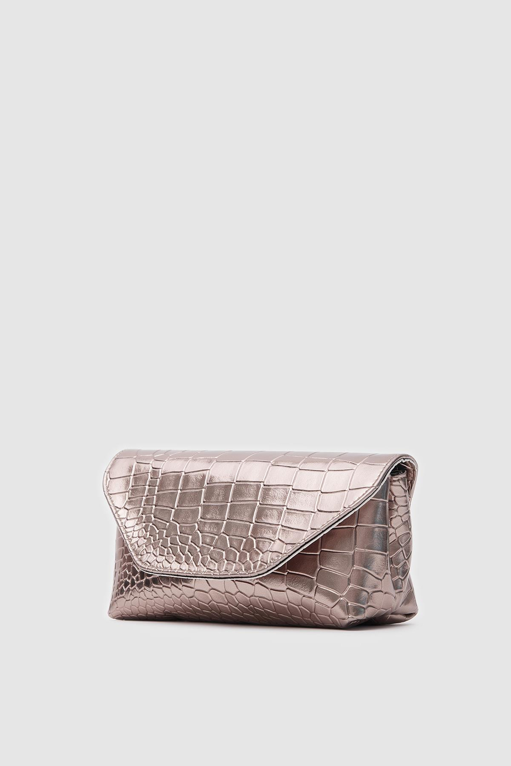 Gigi Clutch ve Çapraz Çanta Platin