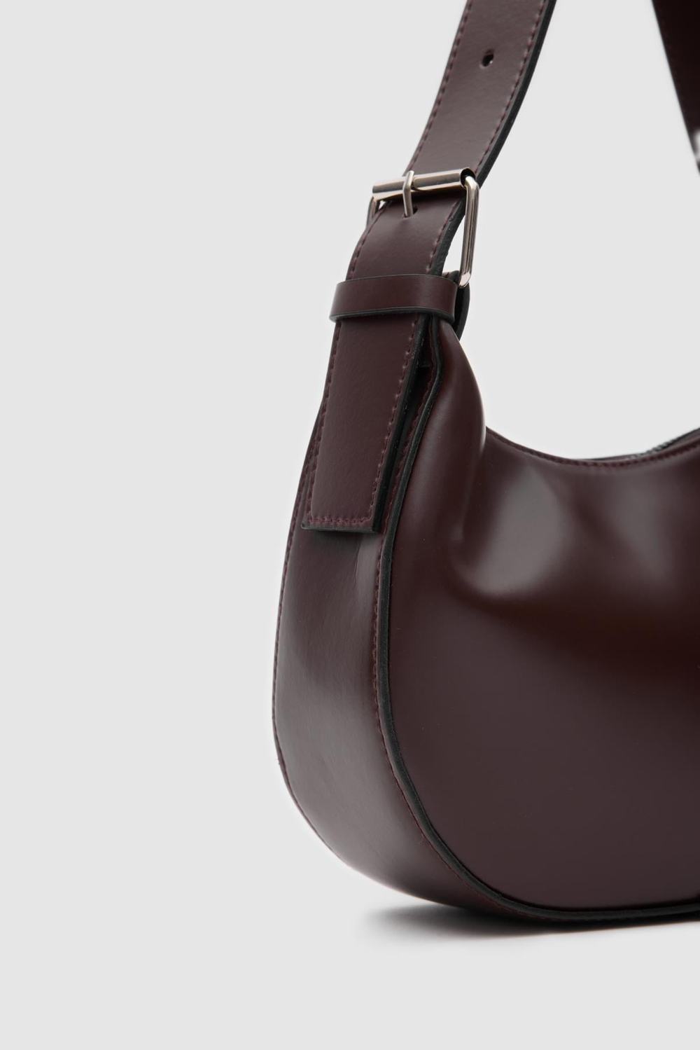 Giu Oval Baget Çanta Acı Kahve