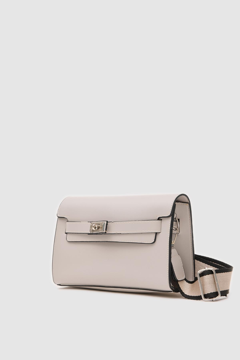 Kelly Kilitli Clutch Bag Gri
