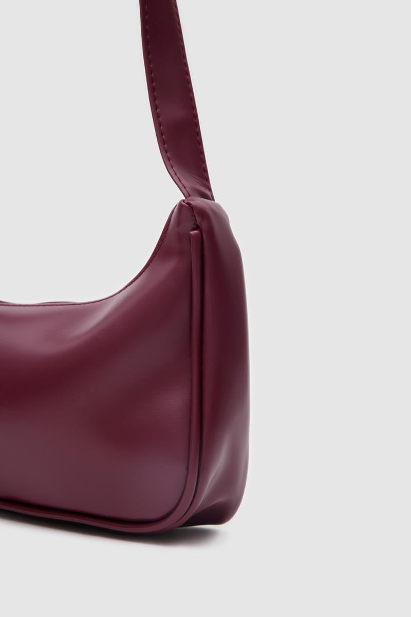 Kende Basic Baget Çanta Bordo