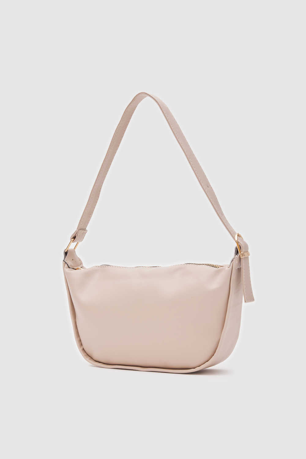 Mios Oval Baget Çanta Krem