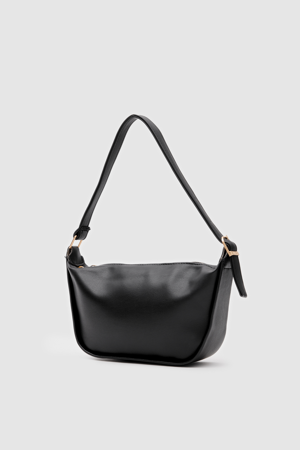 Mios Oval Baget Çanta Siyah