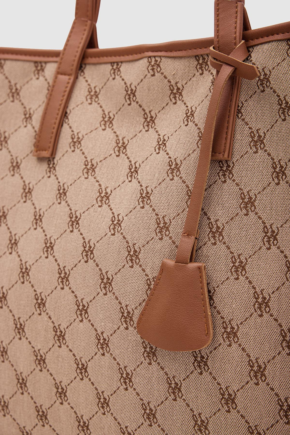 Michelle Monogram Omuz Çantası Taba