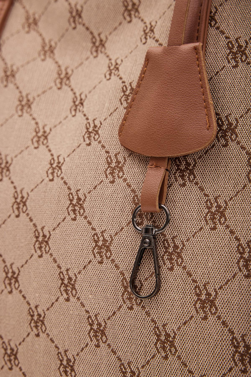 Michelle Monogram Omuz Çantası Taba