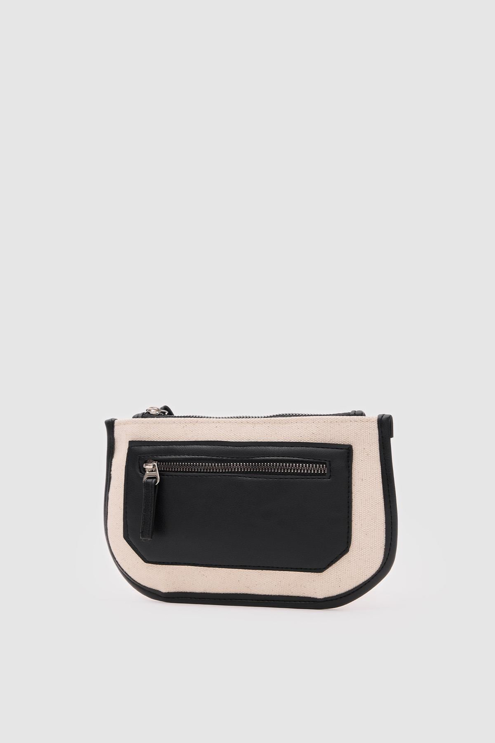 Papi Kanvas Clutch Cüzdan Siyah