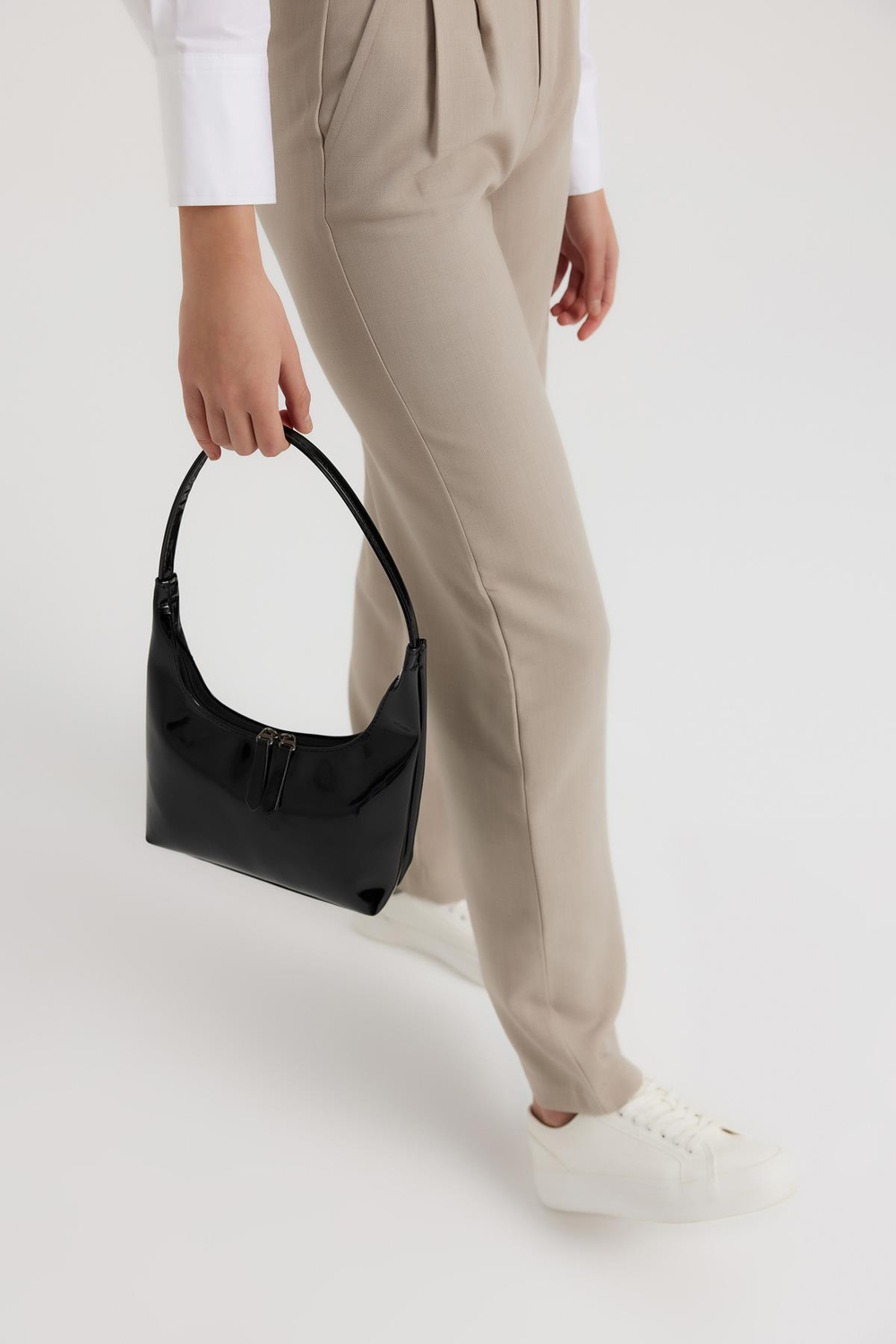 Pamuel Rugan Baget Çanta Siyah