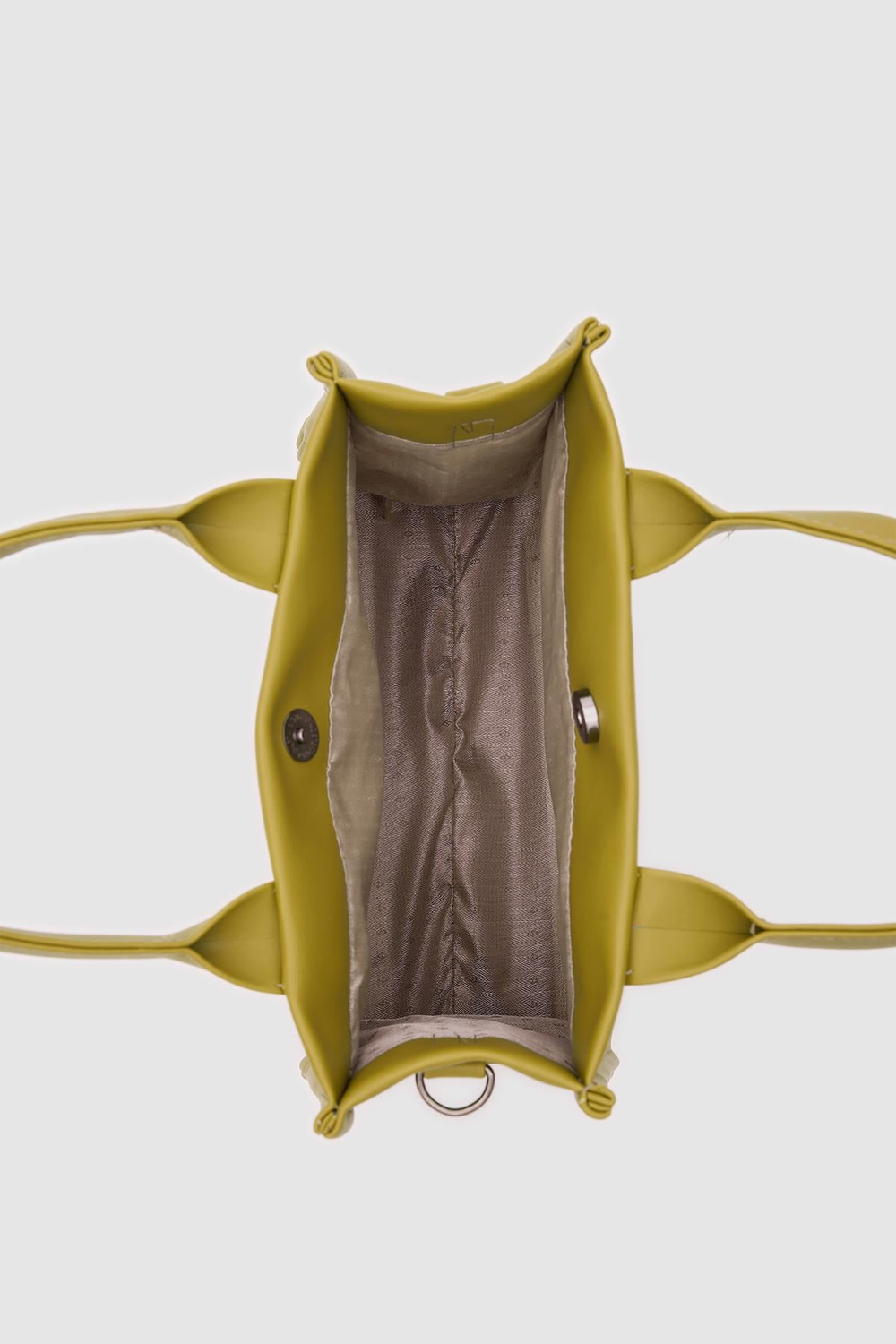 Bonnie Deri Tote Bag Zeytin Yeşili