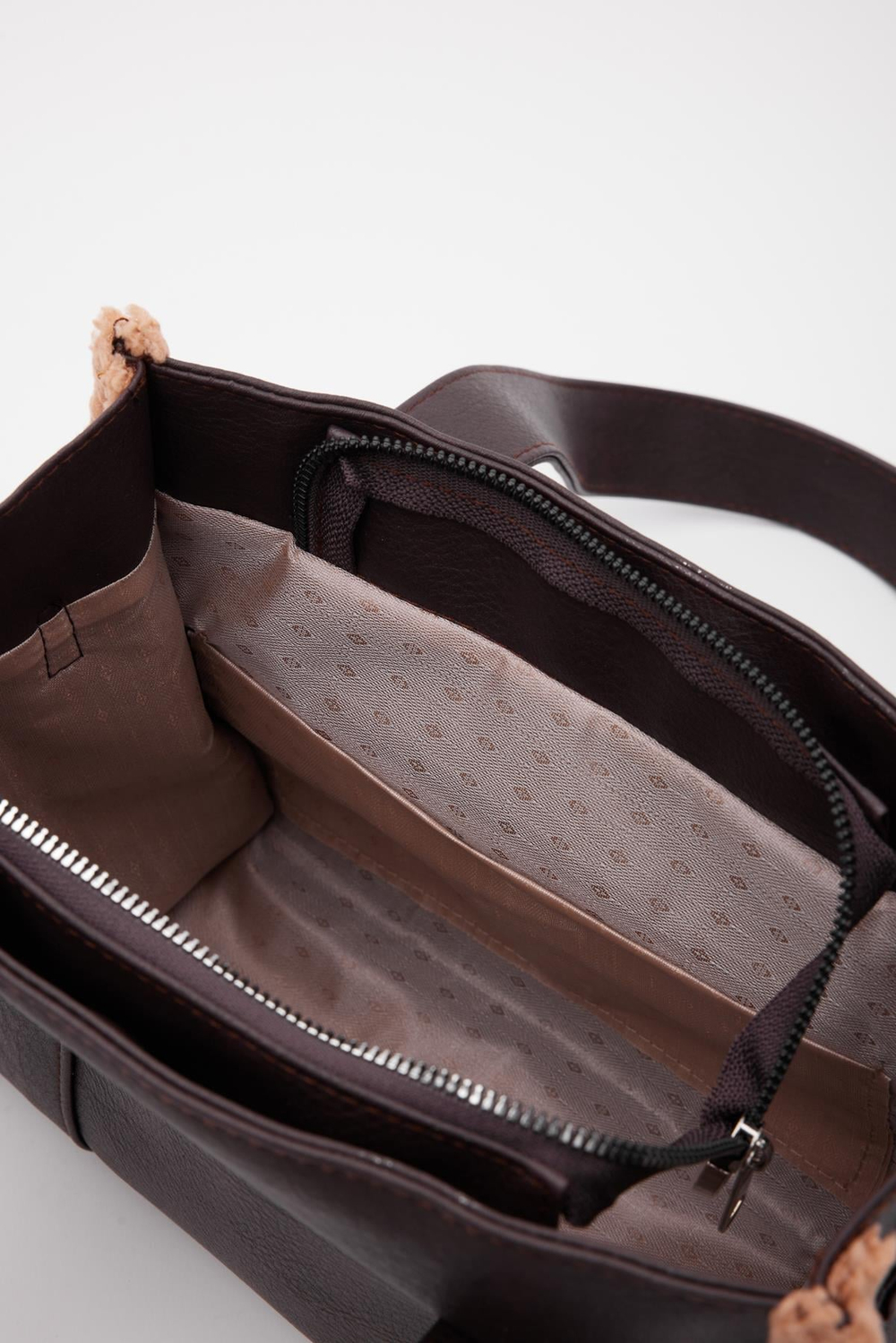 Kate Teddy Tote Bag Acı Kahve