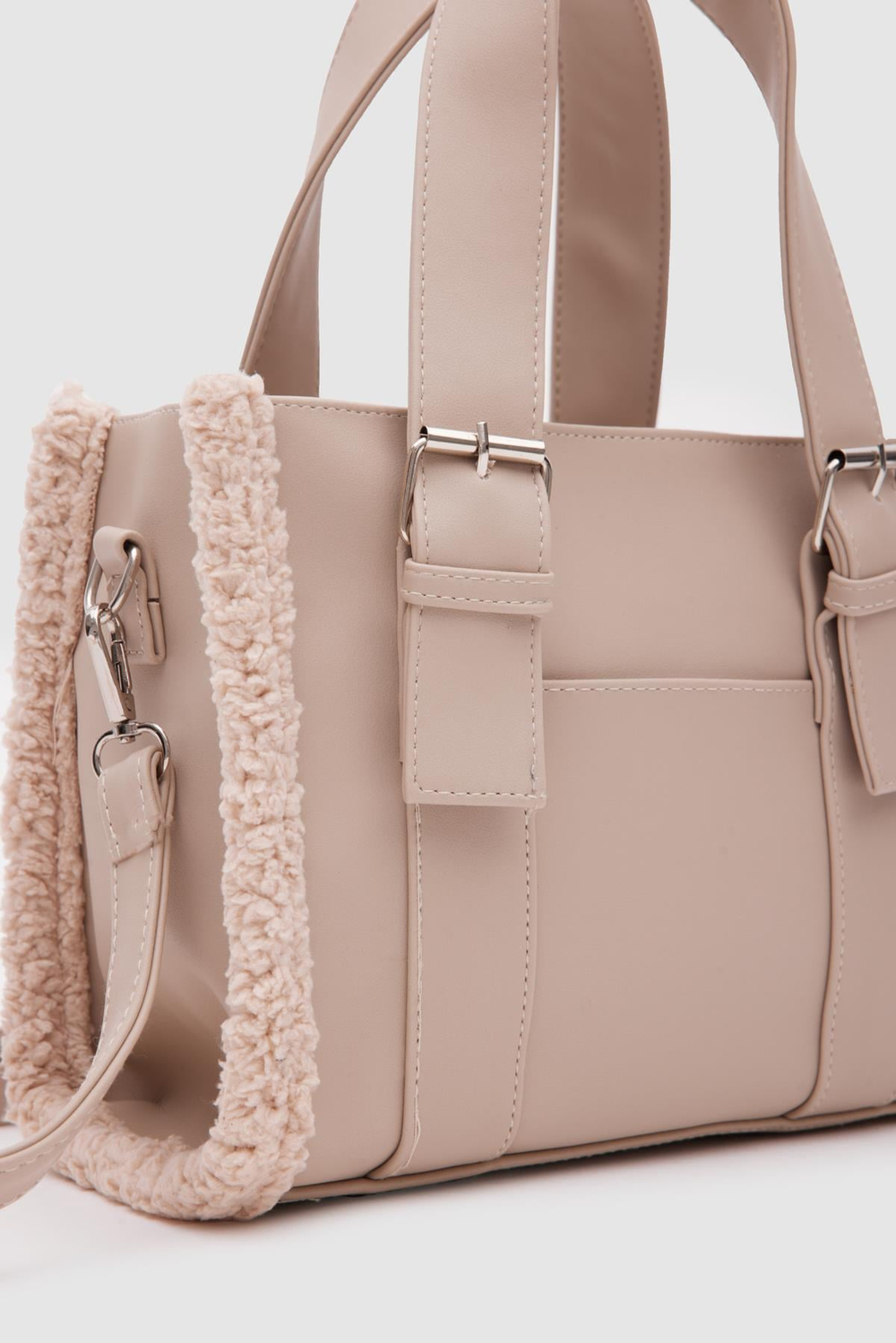 Kate Teddy Tote Bag Bej