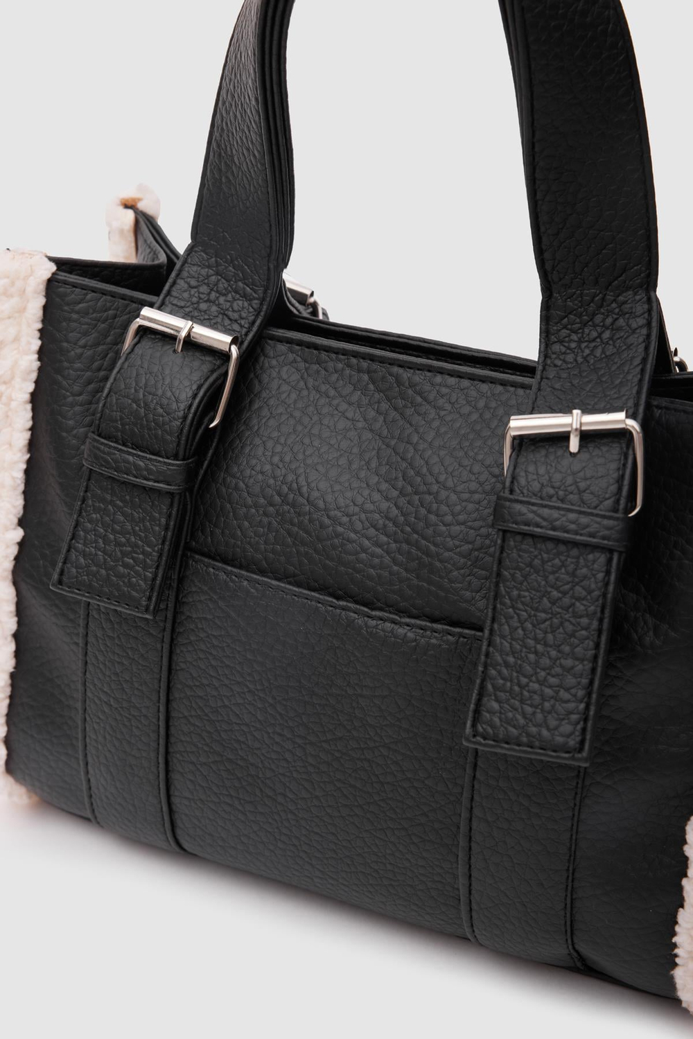 Kate Teddy Tote Bag Siyah