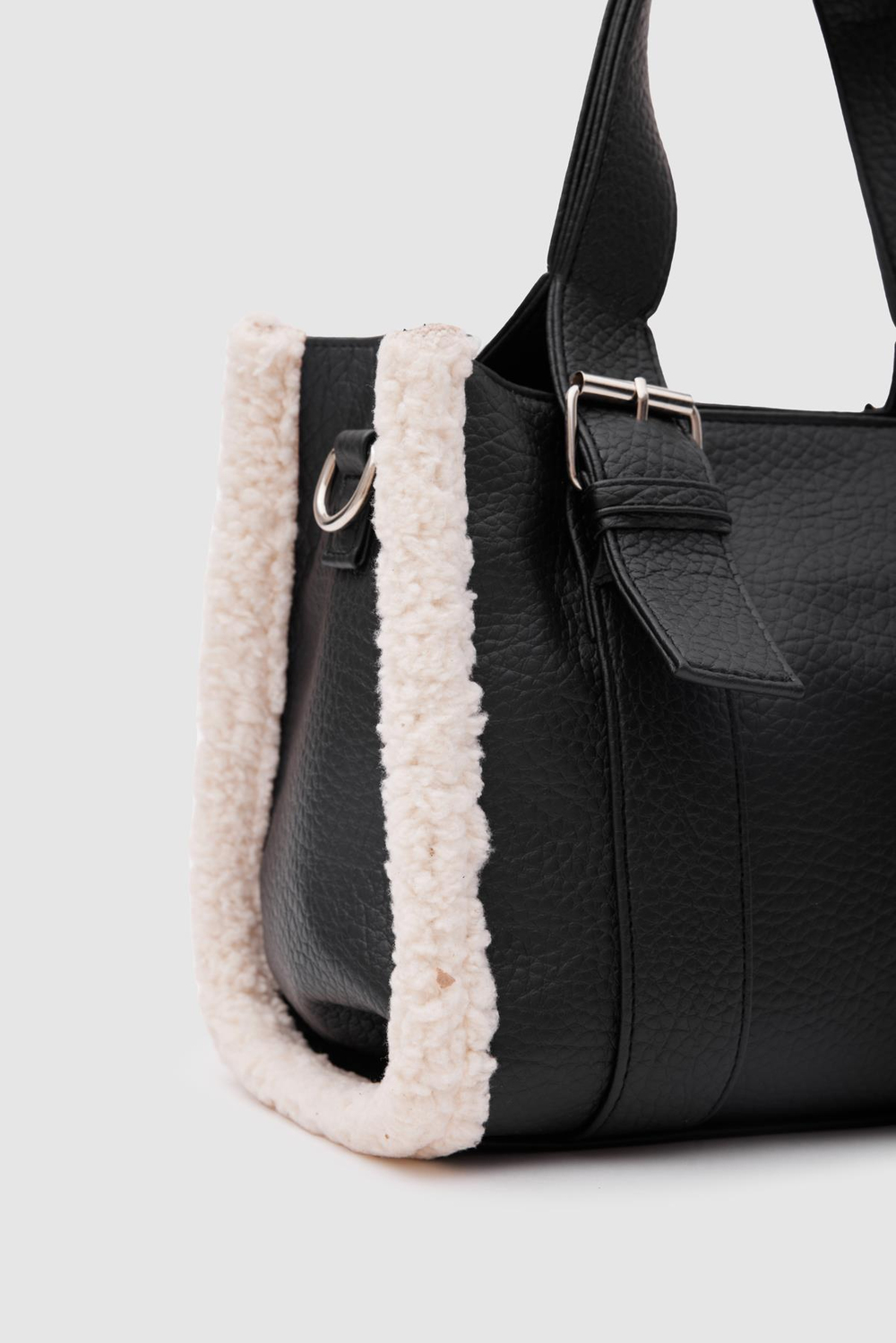 Kate Teddy Tote Bag Siyah