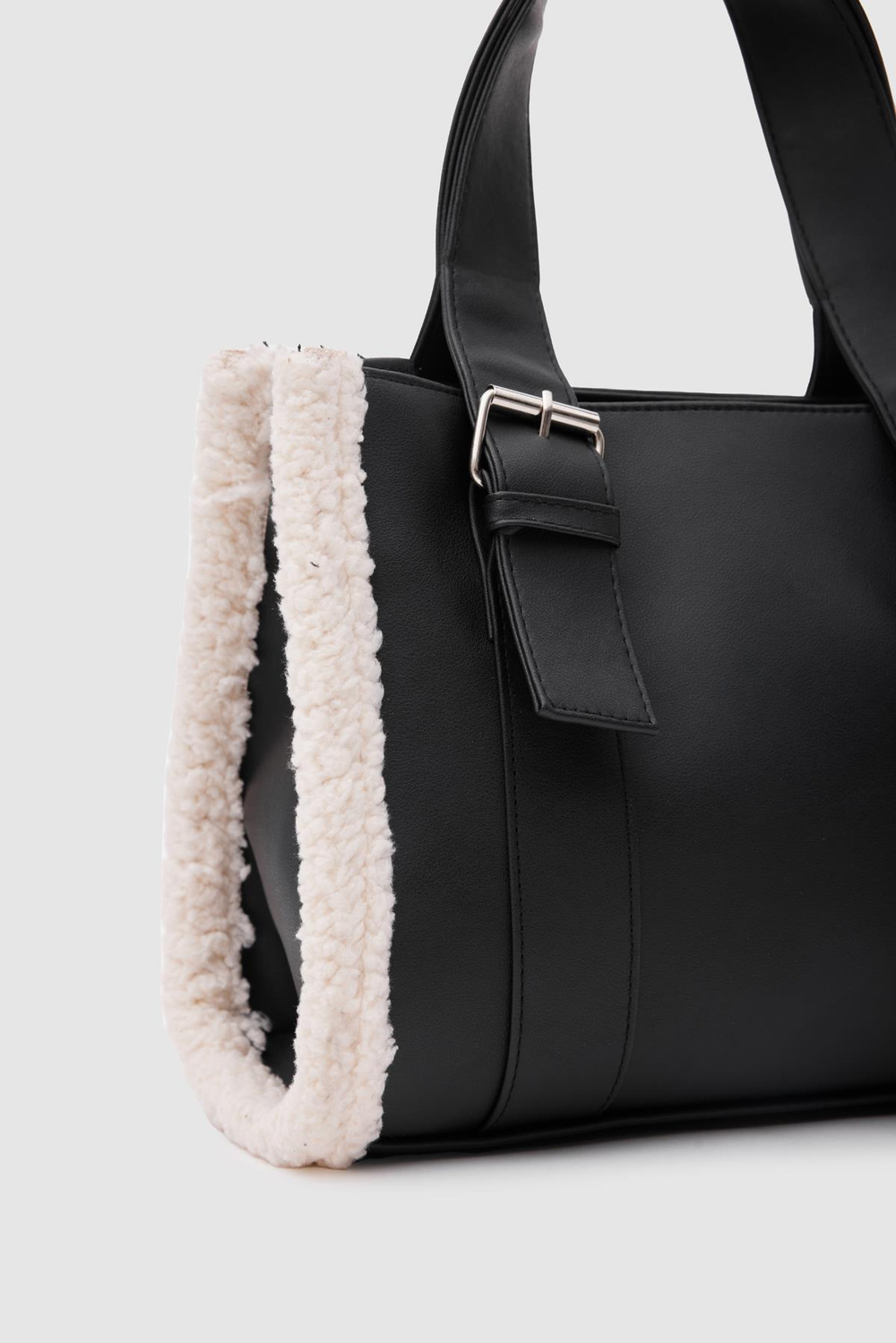 Kate Teddy Tote Bag Siyah