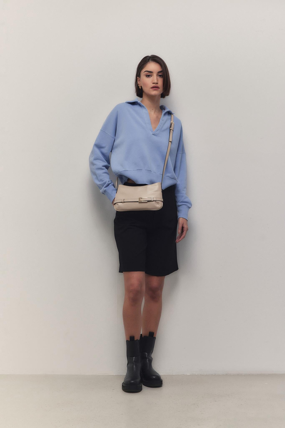 Lisa Vintage Çapraz Çanta Bej