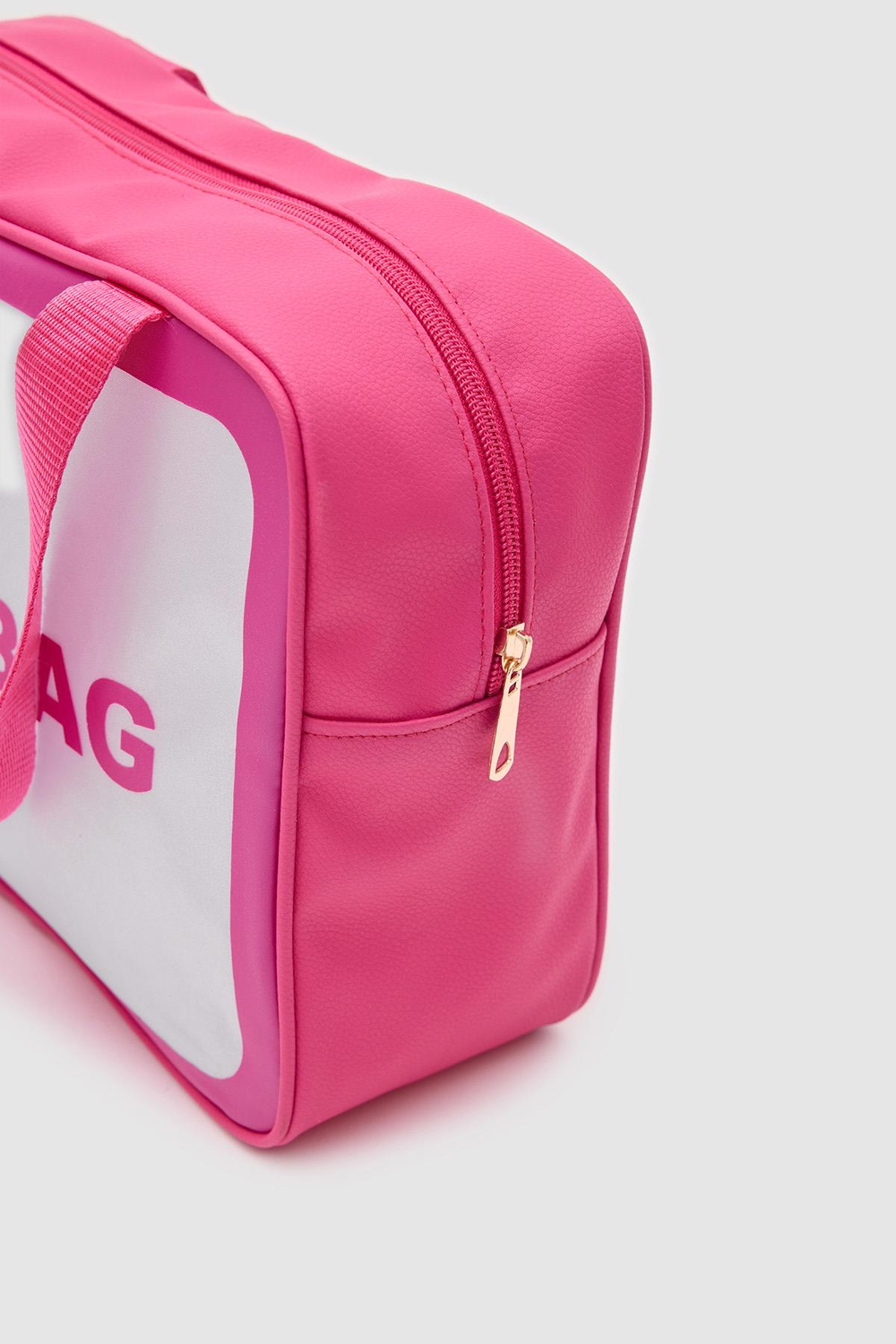 Wash Bag Su Geçirmez 3lü Kozmetik Çantası Pembe