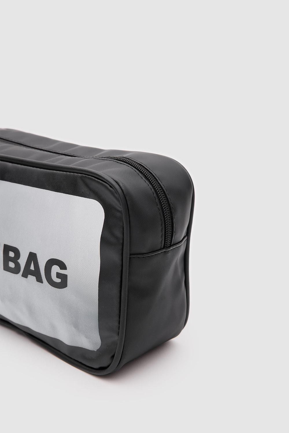 Wash Bag Su Geçirmez 3lü Kozmetik Çantası Siyah