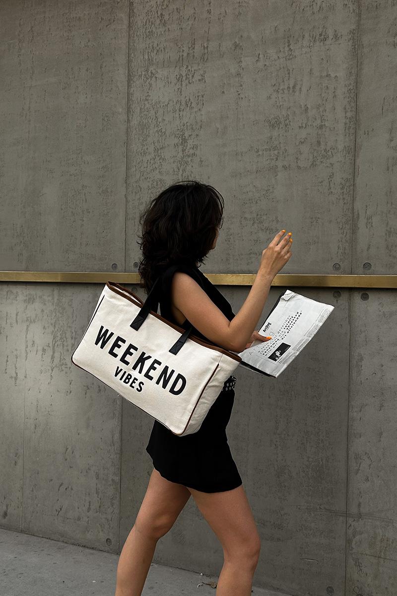 Weekend Kanvas Omuz Çantası Kanvas