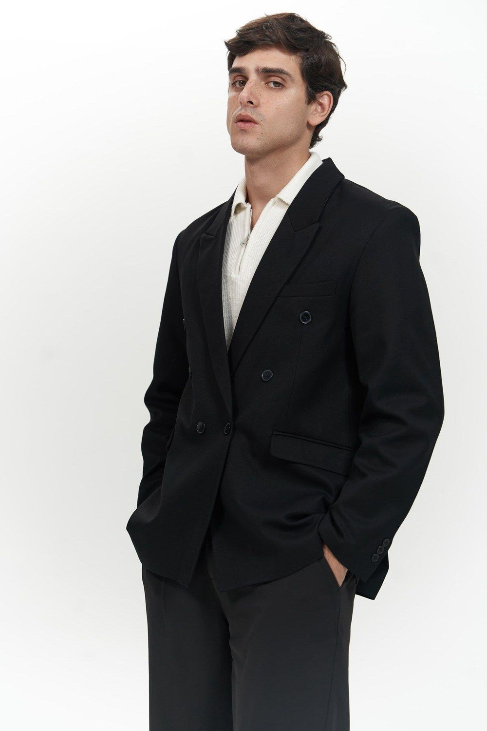 Brayden Siyah Erkek Blazer