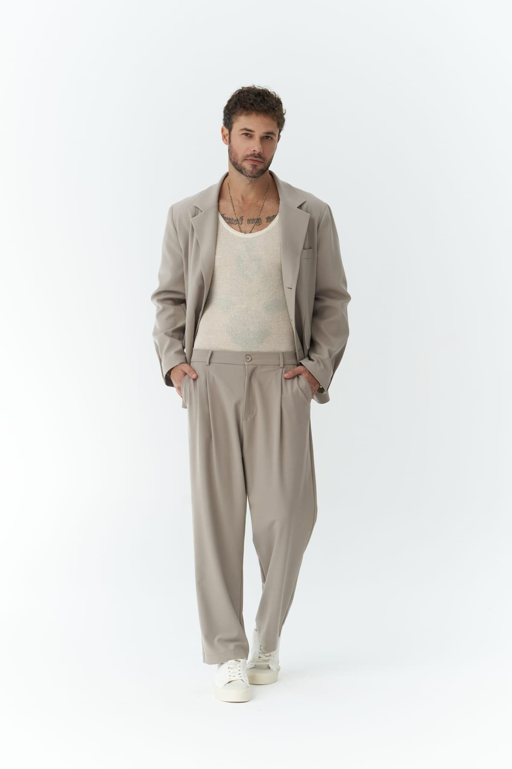 Gabriel Gri Erkek Ceket Pantolon Takım