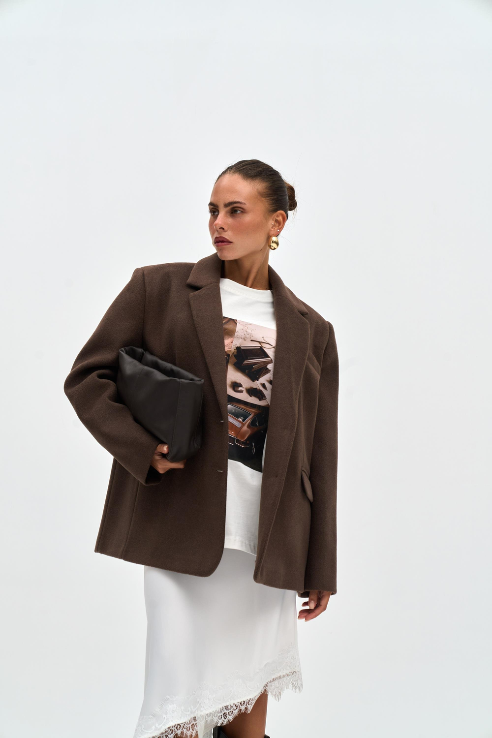 Howell Koyu Kahve Blazer Ceket