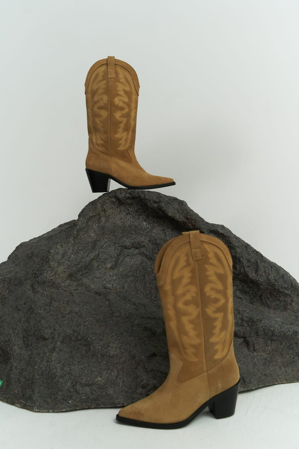 Mai Collection Noah Taba Süet Kovboy Çizme