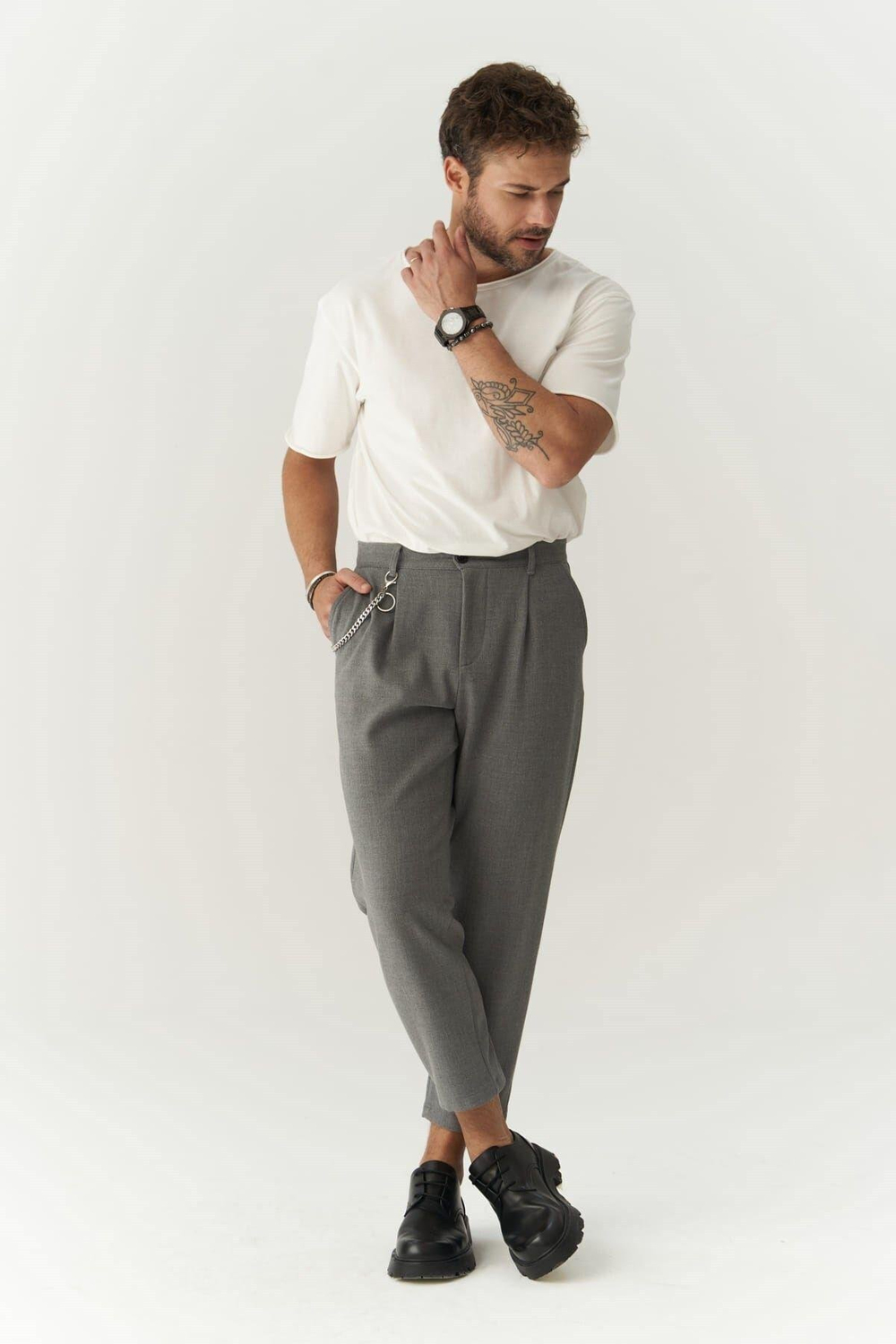 Myles Erkek Füme Pantolon
