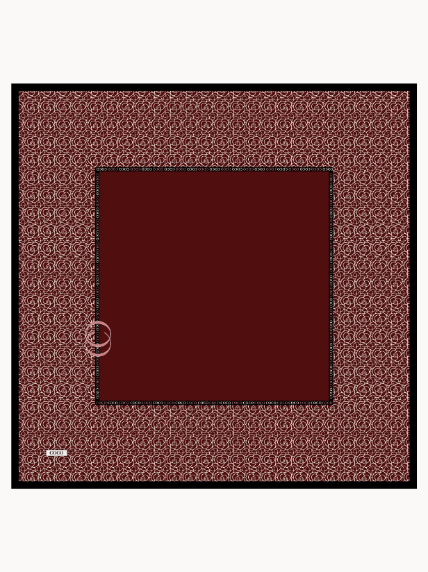 Bordo - Paris Soft Eşarp