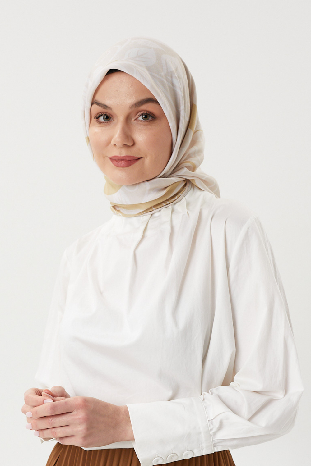 Gold - Vintage Soft Eşarp