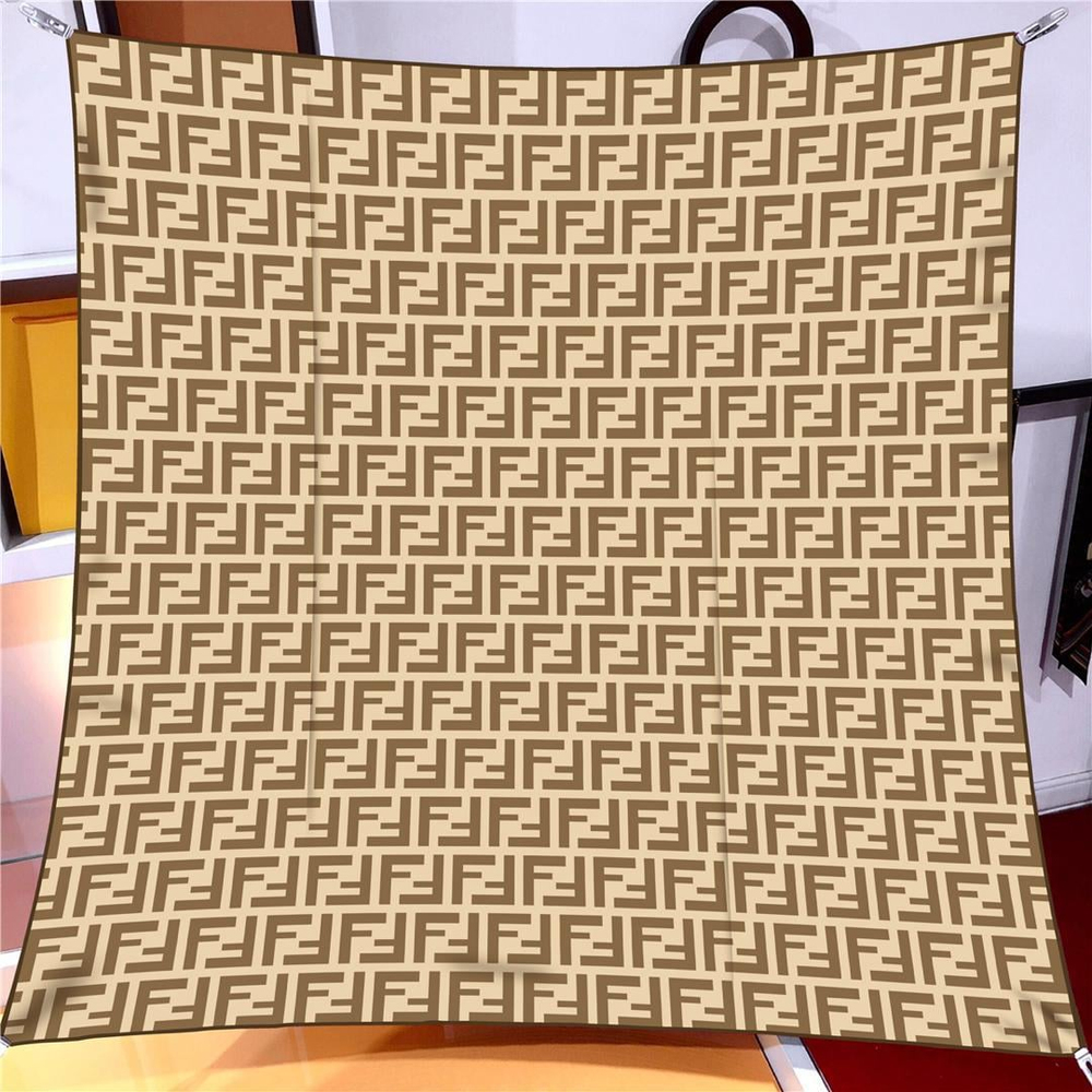 İthal Cappucino F Desen Twill İpek Eşarp