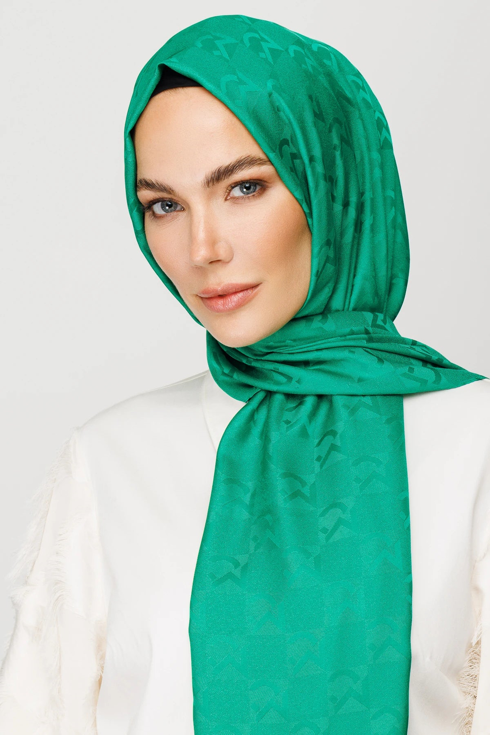 Mc Desen Jakar Şal - Benetton Yeşili