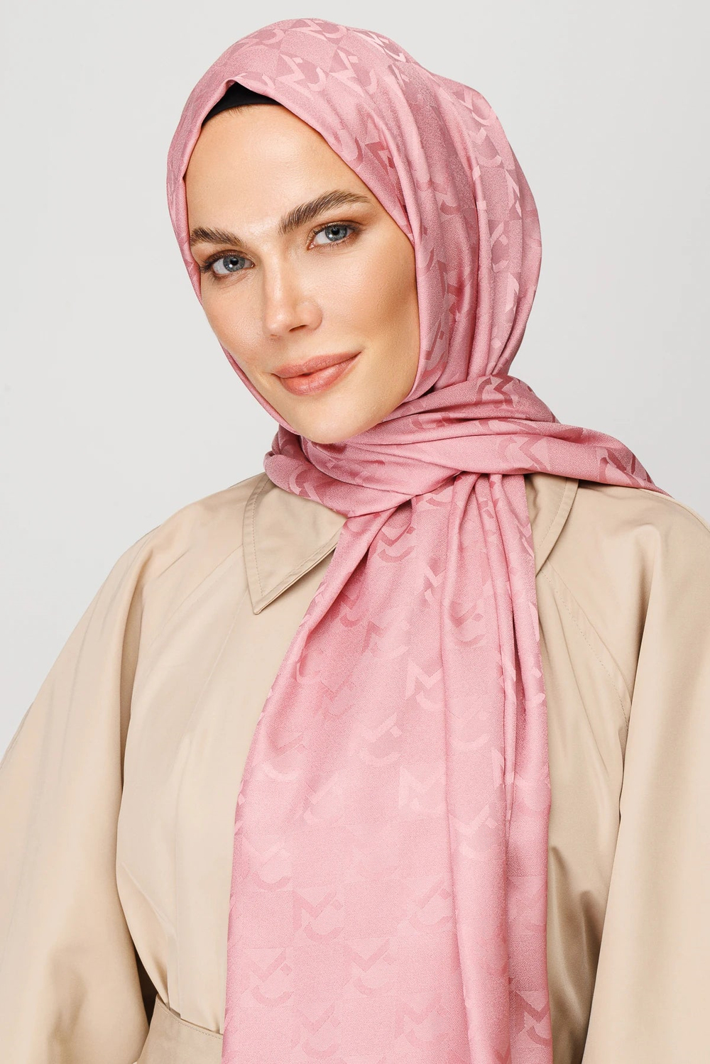 Mc Desen Jakar Şal - Pembe
