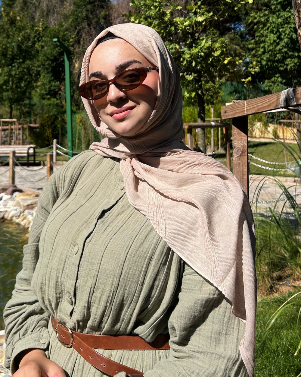Nude Terra Müslin Şal