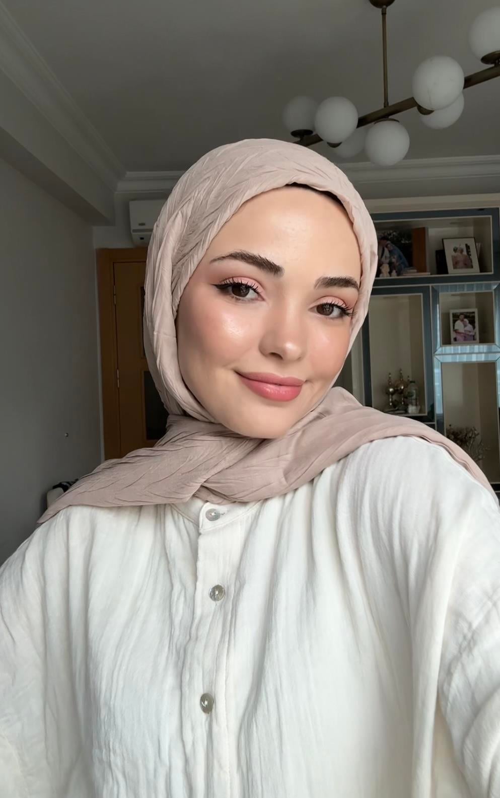 Taş Piliseli Bambu Şal